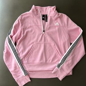 Pink adidas sweatshirt